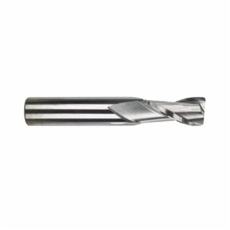 Morse End Mill, Center Cutting Regular Length Single End, Series 5967G, 34 Cutter Dia, 003 Corner Rad 94863